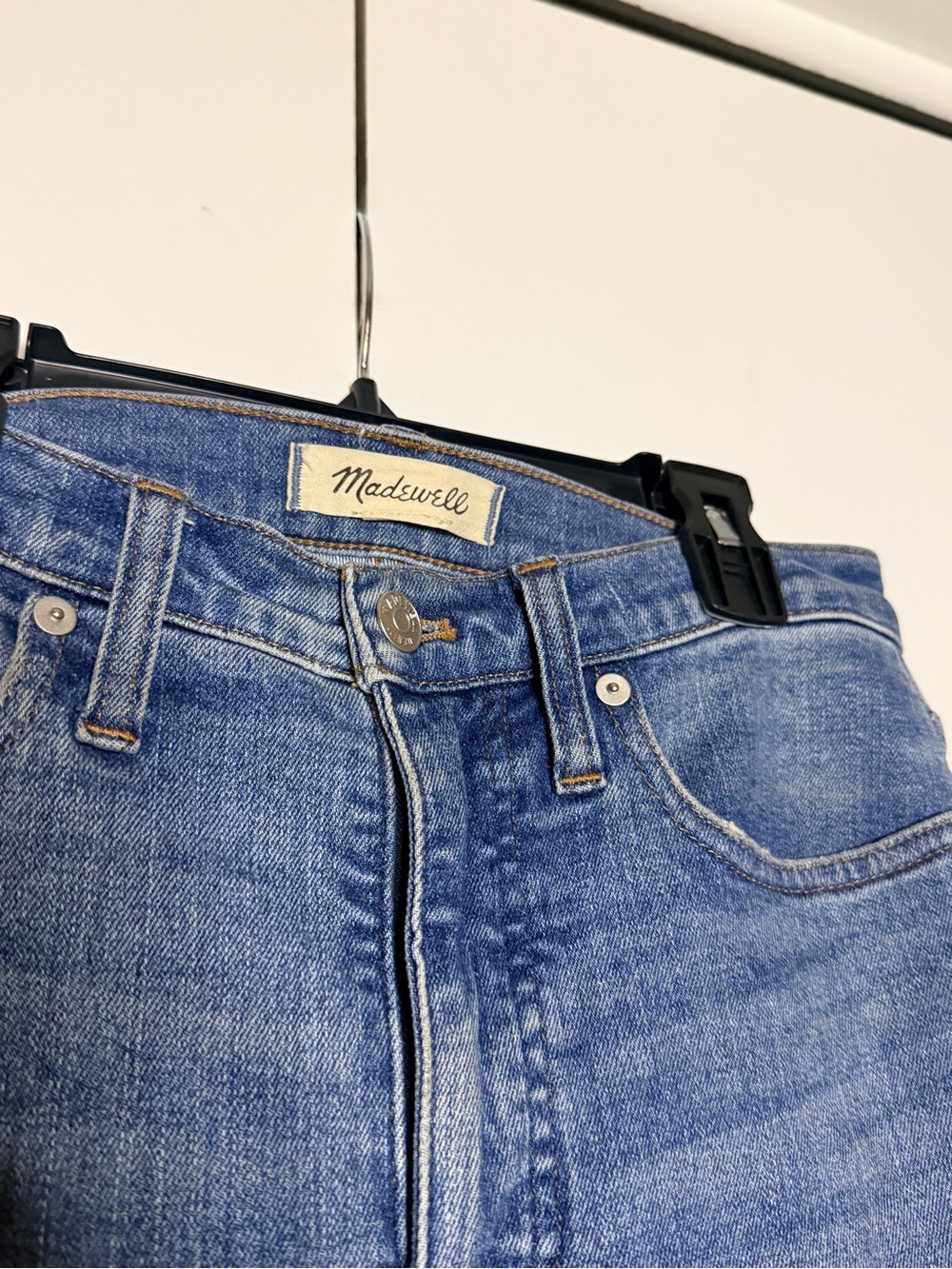 Madewell Skinny Flare Jeans in Fairson Wash - Picture 2 of 5
